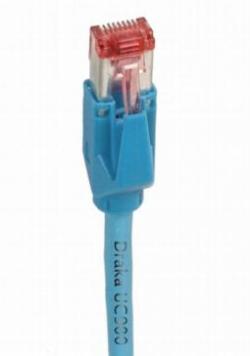 10488460 - Cat6 Patchkabel 250MHz 10m blau, 2xRJ45 Hirose TM21, Draka UC900