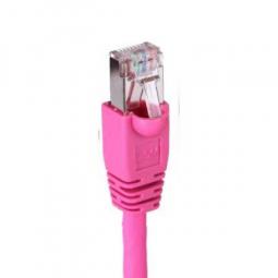 13888960 - Patchkabel Cat6 doppelt geschirmt (S/FTP) 15m magenta halogenfrei