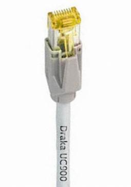 15688110 - Cat6A Patchkabel 500MHz 1m grau, 2xRJ45 Hirose TM31, Draka UC900