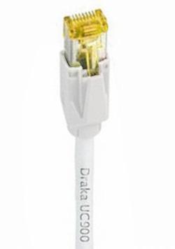 15688815 - Cat6A Patchkabel 500MHz 1,5m weiß, 2xRJ45 Hirose TM31, Draka UC900