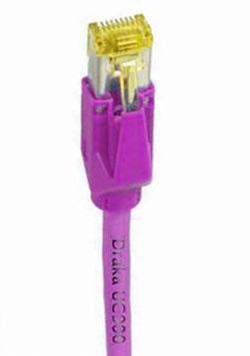 15688910 - Cat6A Patchkabel 500MHz 1m magenta, 2xRJ45 Hirose TM31, Draka UC900